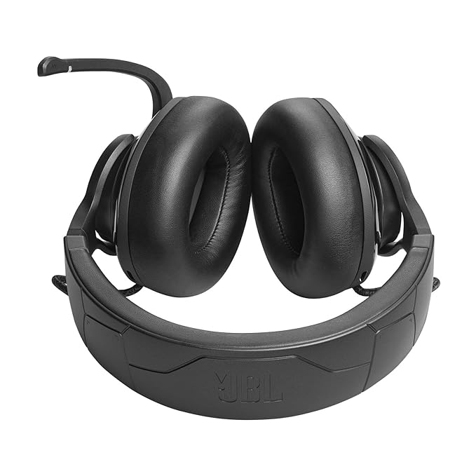 JBL Quantum 910 Wireless Over Ear Gaming Headset with Mic, ANC, 50mm Neodymium Drivers, Spatial Audio, Integrated Head Tracking, 39H Playtime, Low Latency, Boom Mic, 2.4GHz Wireless Dongle (Black) - Zapnet.in