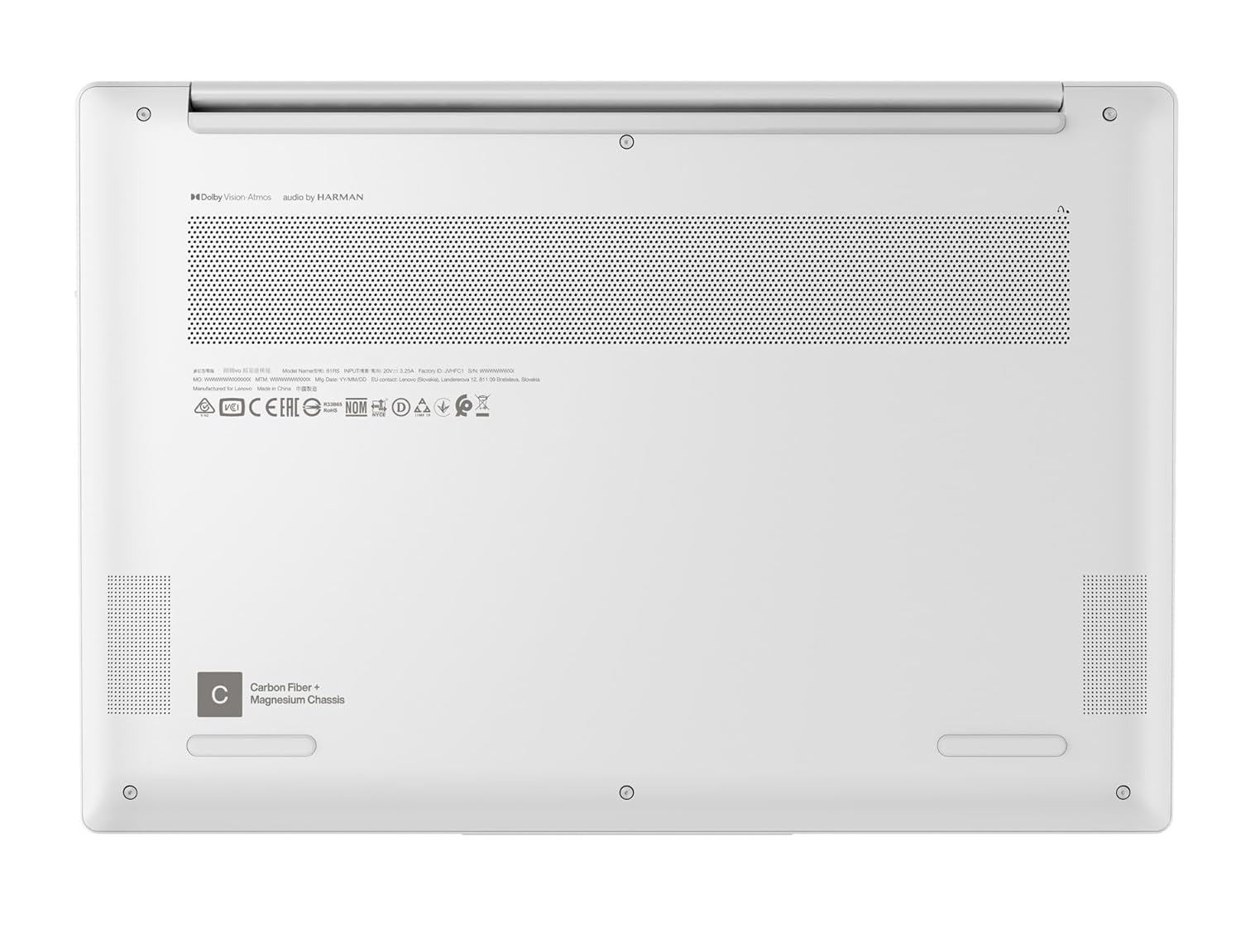 Lenovo Yoga Slim 7 Carbon Intel Evo Core i7 1360P 13.3"(33.7cm) 2.5K IPS 400Nit Laptop(16GB/1TB SSD/Win 11/Office 2021/Backlit KB/1Yr Warranty/Alexa/3 Month Game Pass/Moon White/984g),83AY003CIN