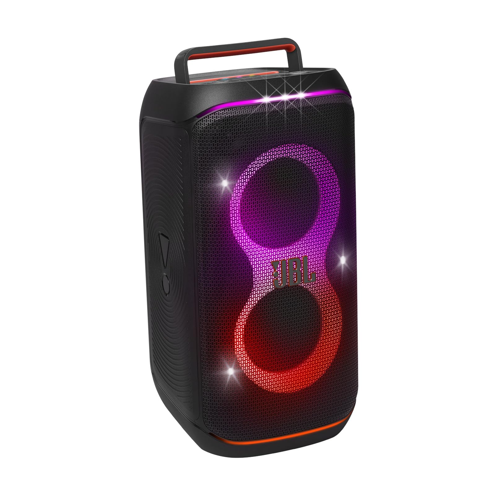 JBL Partybox Encore 2 with Mic, Wireless Bluetooth Party Speaker, AI Sound Boost, Dynamic Light Show, Upto 15Hrs Playtime, Replaceable Battery, Multi-Speaker Connection by Auracast, PartyBox App-Black