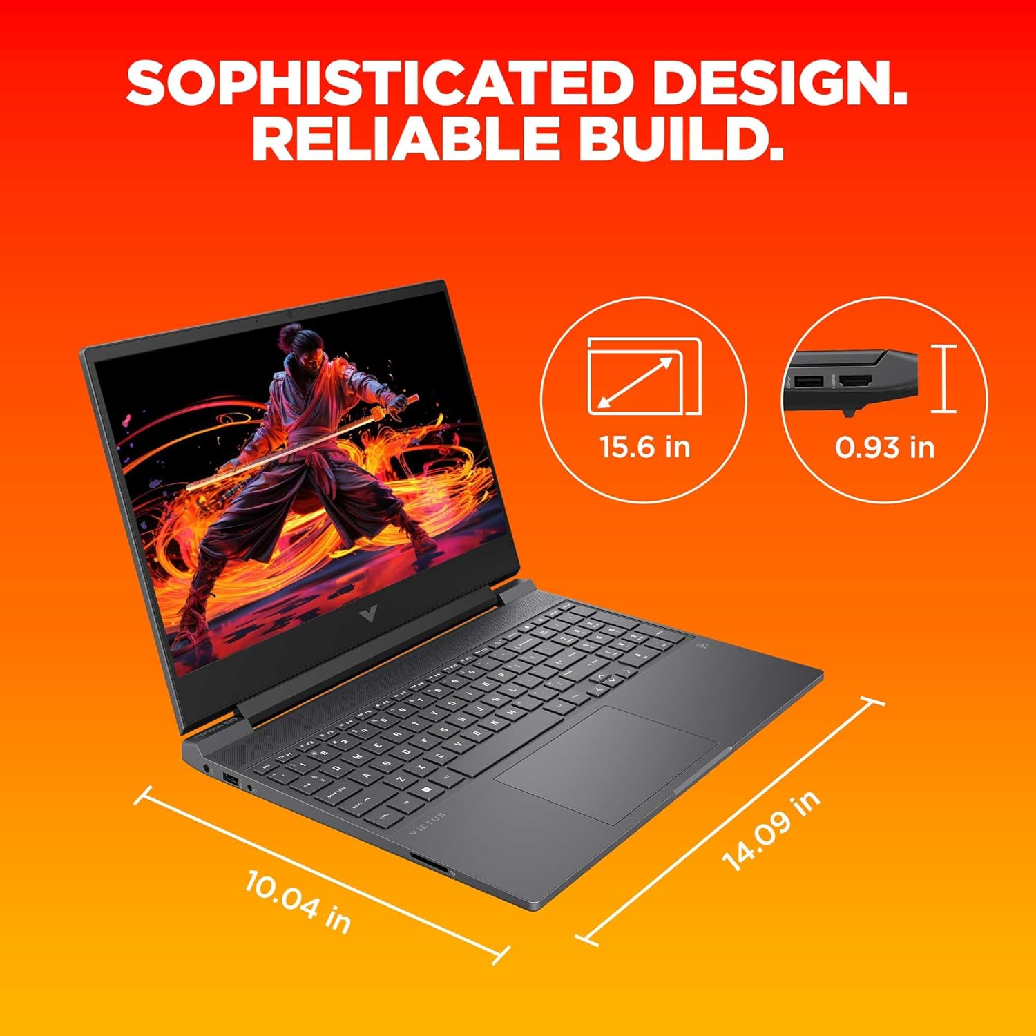 HP Victus, 13th Gen Intel Core i7-13620H, 8GB NVIDIA RTX 4060, 16GB DDR4, 1TB SSD (Win11, Office21, Silver, 2.29kg), 144Hz, 9MS, IPS, 15.6-inch(39.6cm), FHD Gaming Laptop, Enhanced Cooling, fa1333TX