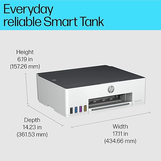 HP Smart Tank 210 Single Function WiFi Colour Printer (Upto 8K Black and 6000 Colour Pages - Zapnet.in