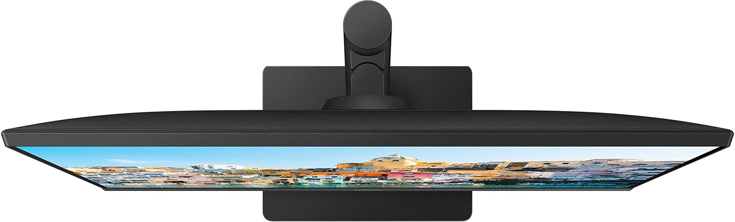 Samsung 24-inch(60.46cm) FHD 1,920 x 1,080 Monitor, IPS, USB Type-C, HAS, Pivot, 75 Hz, Bezel Less Design, AMD FreeSync, Flicker Free, HDMI, Energy Saving (LS24A400UJWXXL, Black)