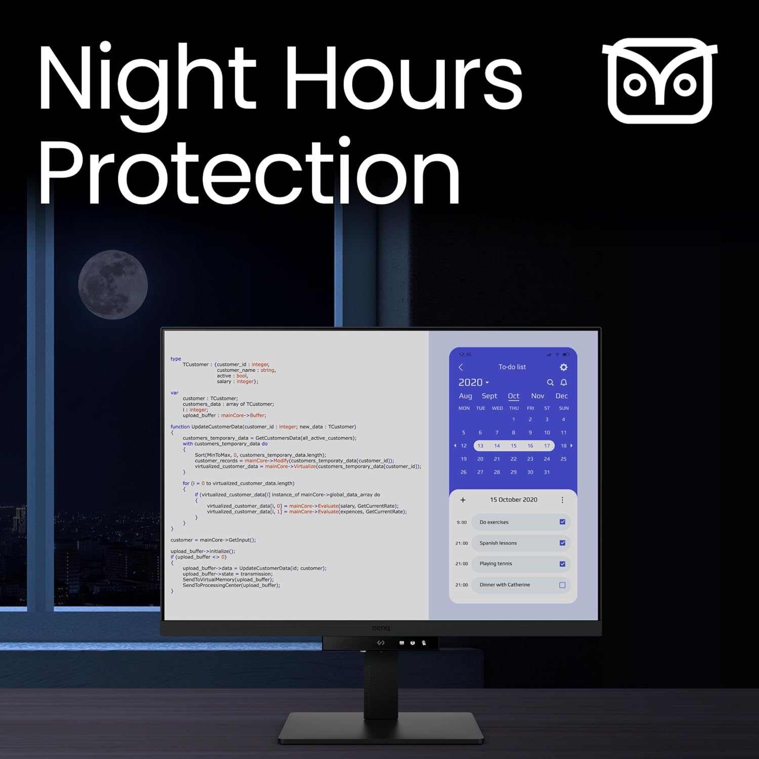 BenQ RD280UA 28.2” 4K+ 3840x2560 3:2 Special Ratio Programming Monitor with Ergo-Arm & Backlight| 90W USB Type-C| Advanced Coding Modes| Fine-Coated Panel| Night Hours Protection