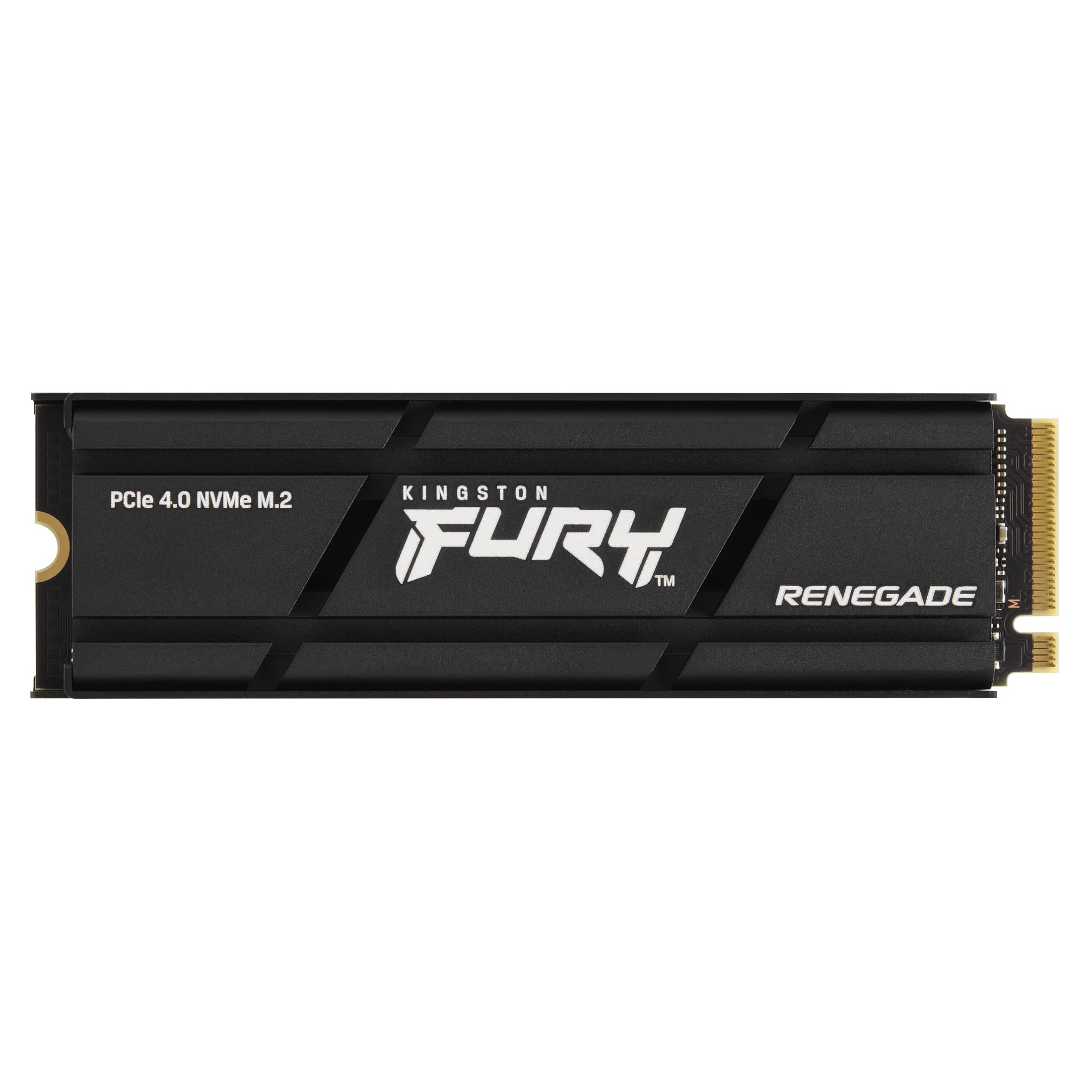 Kingston Fury Renegade 1TB PCIe Gen 4.0 NVMe M.2 Internal Gaming SSD | Up to 7300 MB/s | TLC NAND | SFYRS/1000G, Black