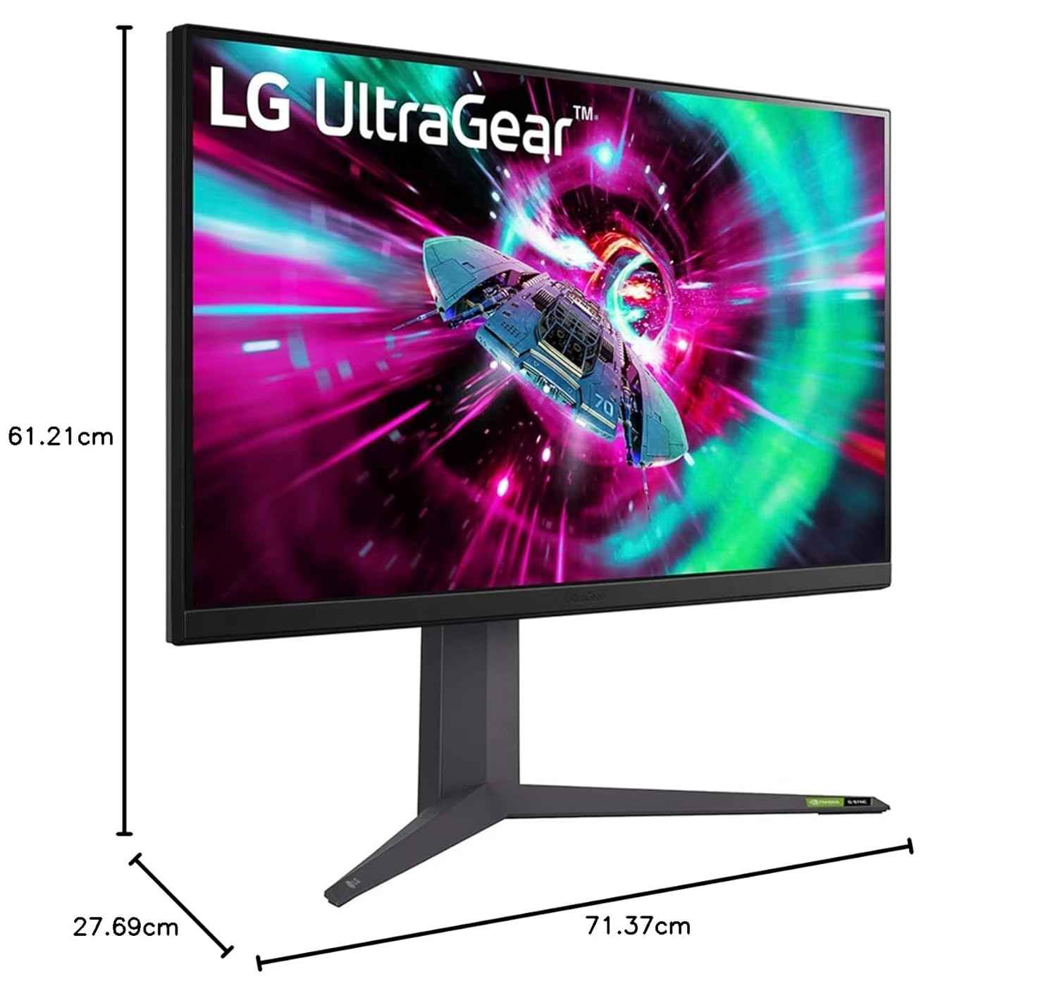 LG 32GR93U 32 Ultragear™ UHD Gaming Monitor with 144Hz Refresh Rate