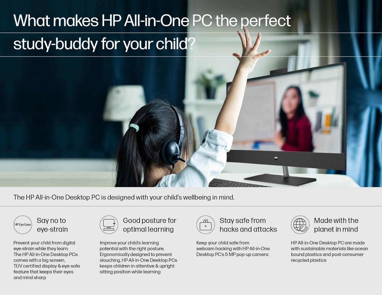 HP All-in-One, 12th Gen Intel Core i5-1235U (8GB RAM,512GB) Anti Glare, 24''(60.5 cm) FHD Windows 11, MSO, Black, 5.37kg, Wireless Keyboard and Mouse Combo, IR Privacy Camera, 24-cb1907in - Zapnet.in