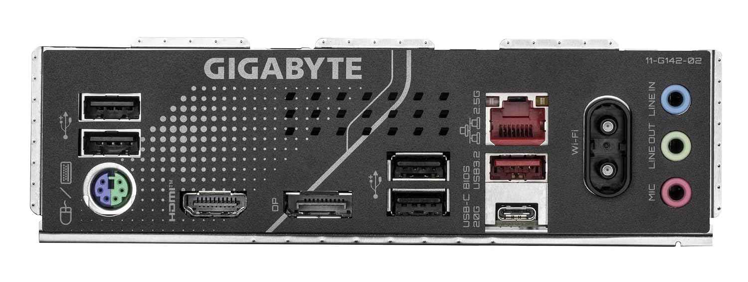 GIGABYTE B860 Eagle WIFI6E Intel Core Ultra (Series 2) LGA 1851 Motherboard, ATX, DDR5, 3X M.2, PCIe 5.0, USB-C, WIFI6E, 2.5GbE LAN, EZ-Latch