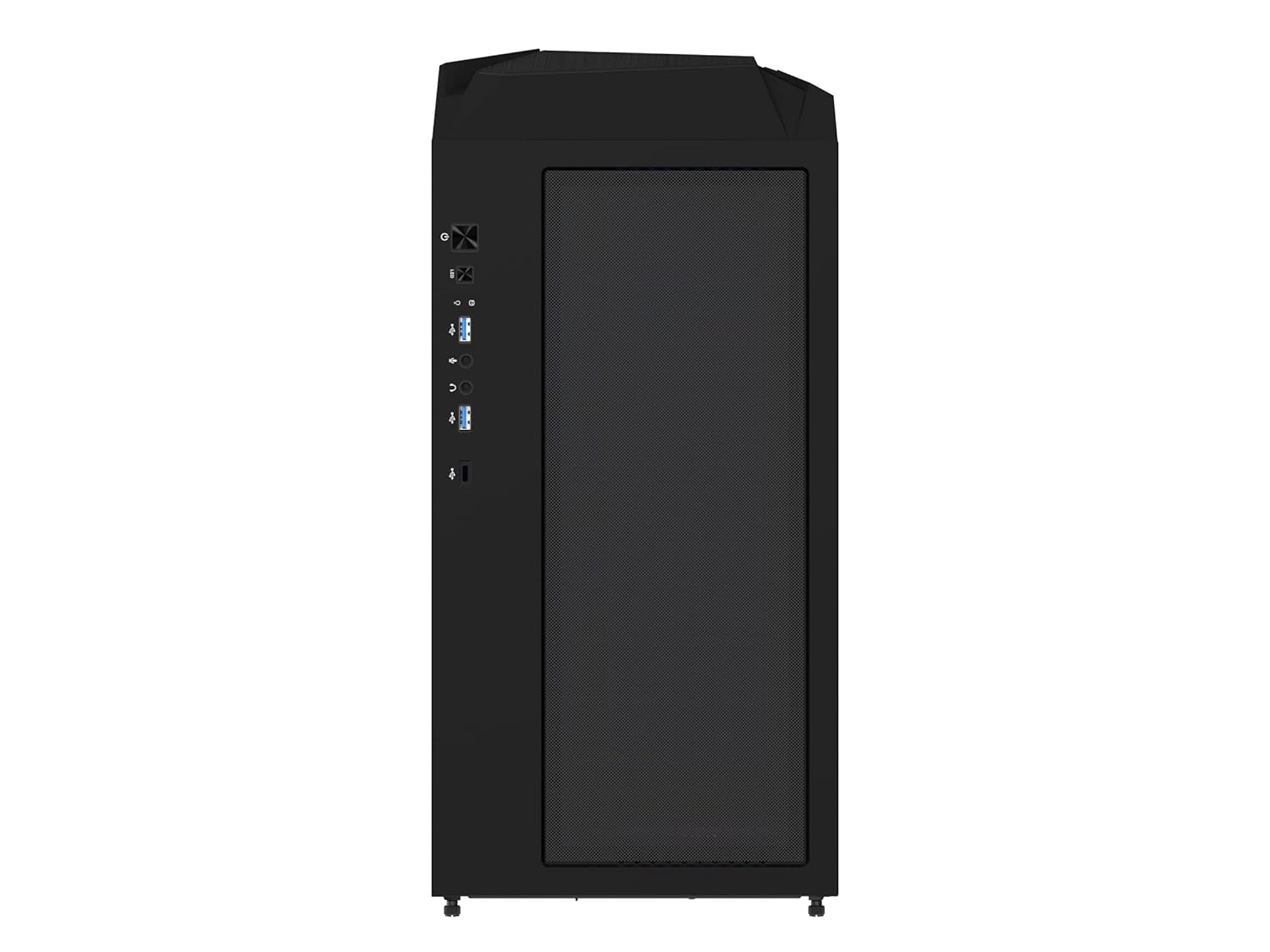 GIGABYTE C301 Glass - Black Mid Tower PC Gaming Case, Tempered Glass, USB Type-C, 4X ARBG Fans Included (GB-C301G)