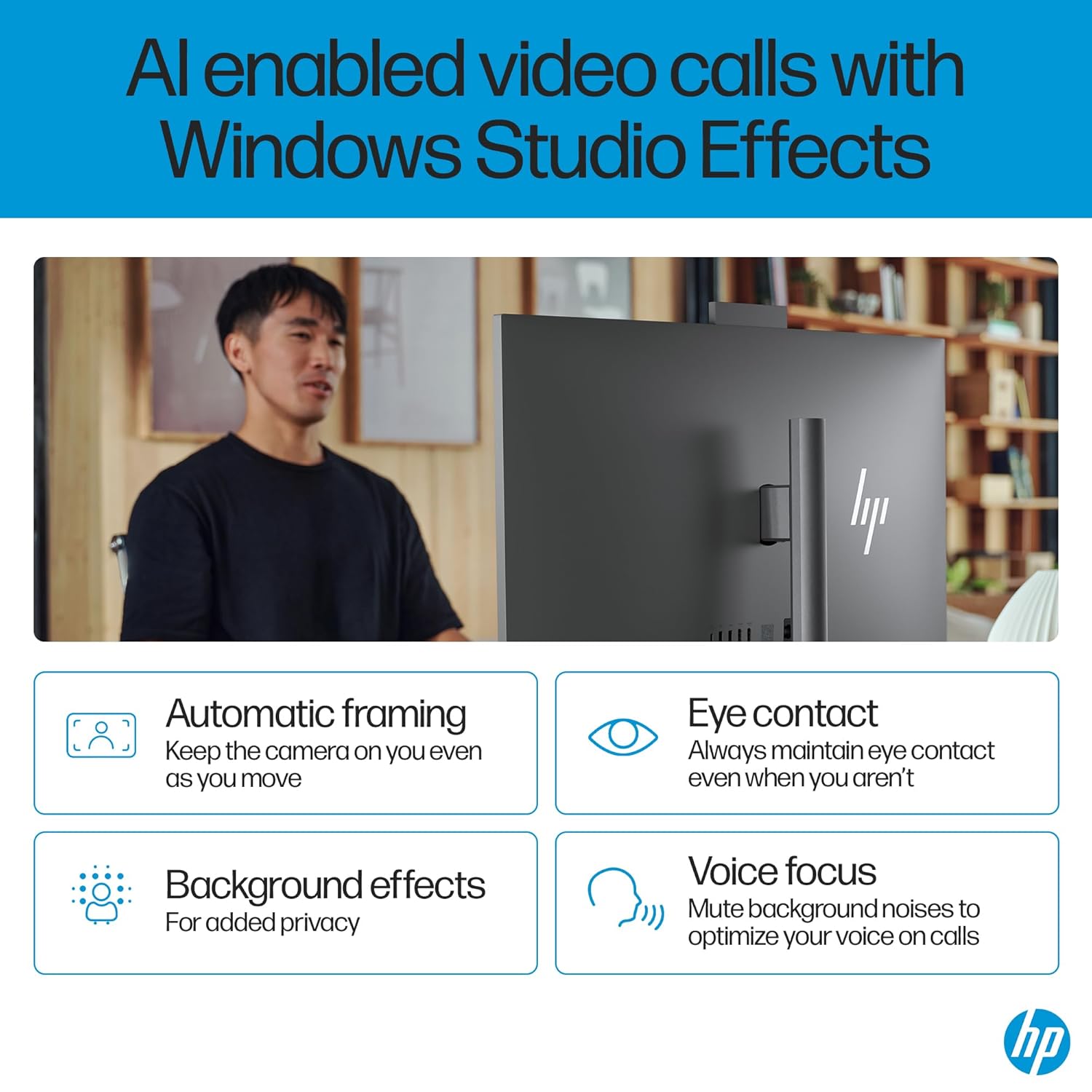 HP OmniStudio X All-in-One Desktop PC, Intel Core Ultra 7 155H, 16 GB DDR5, 1TB SSD, 80.1 cm (31.5"), Dual 2W Speakers,Windows 11,Office 21, Meteor Silver, 9.56 kg, 32-c0015in - Zapnet.in