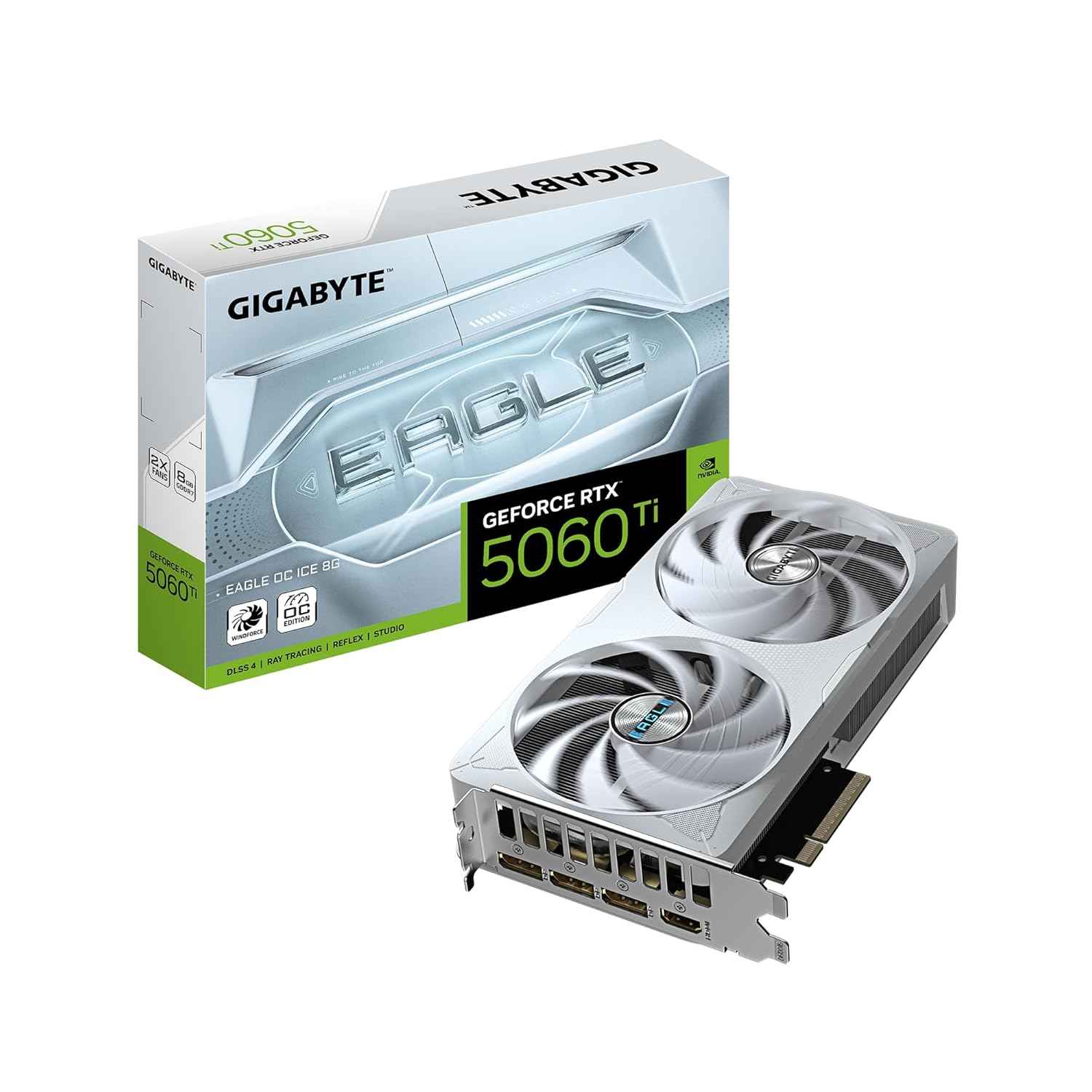 GIGABYTE GV-N506TEAGLEOC ICE-8GD | GeForce RTX 5060 Ti Eagle OC ICE 8GB GDDR6 Graphics Card