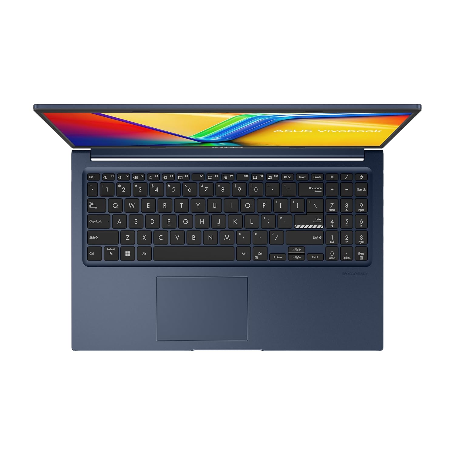 ASUS Vivobook 15 (2024), 15.6" (39.62cm) FHD, Intel Core 5 Processor 120U, Thin & Light Laptop (16GB/512GB SSD/Win11/Office 2021/Quiet Blue/1.7 Kg), X1504VAP-NJ542WS