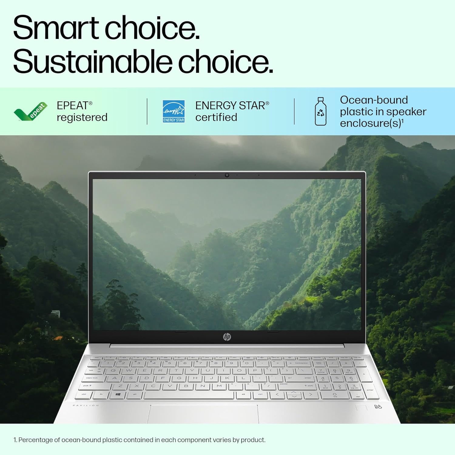 HP Pavilion, 13th Gen Intel Core i7-1360P, 16GB DDR4, 1TB SSD, (Win11, Office21, Silver, 1.75kg) IPS, Anti-glare, 15.6-inch (39.6cm) FHD Laptop, Intel Iris Xe graphics, HD camera, Backlit KB, eg3036TU