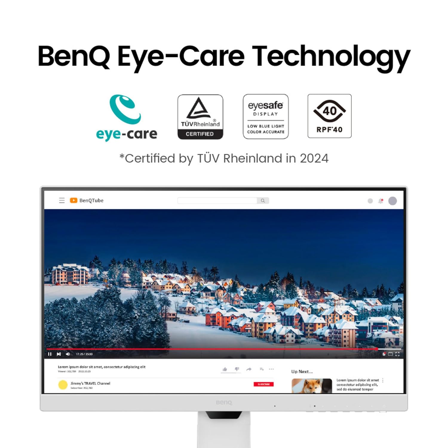 BenQ GW2786TC 27" IPS 100Hz Full HD Coding Monitor |USB-C(65W PD)| Daisy Chain| 99% sRGB| Coding Mode| Height Adjust|HDMI| DP| USB Hub| 2Wx2 Speakers| Eye Care| Noise Cancelling Microphone (White)