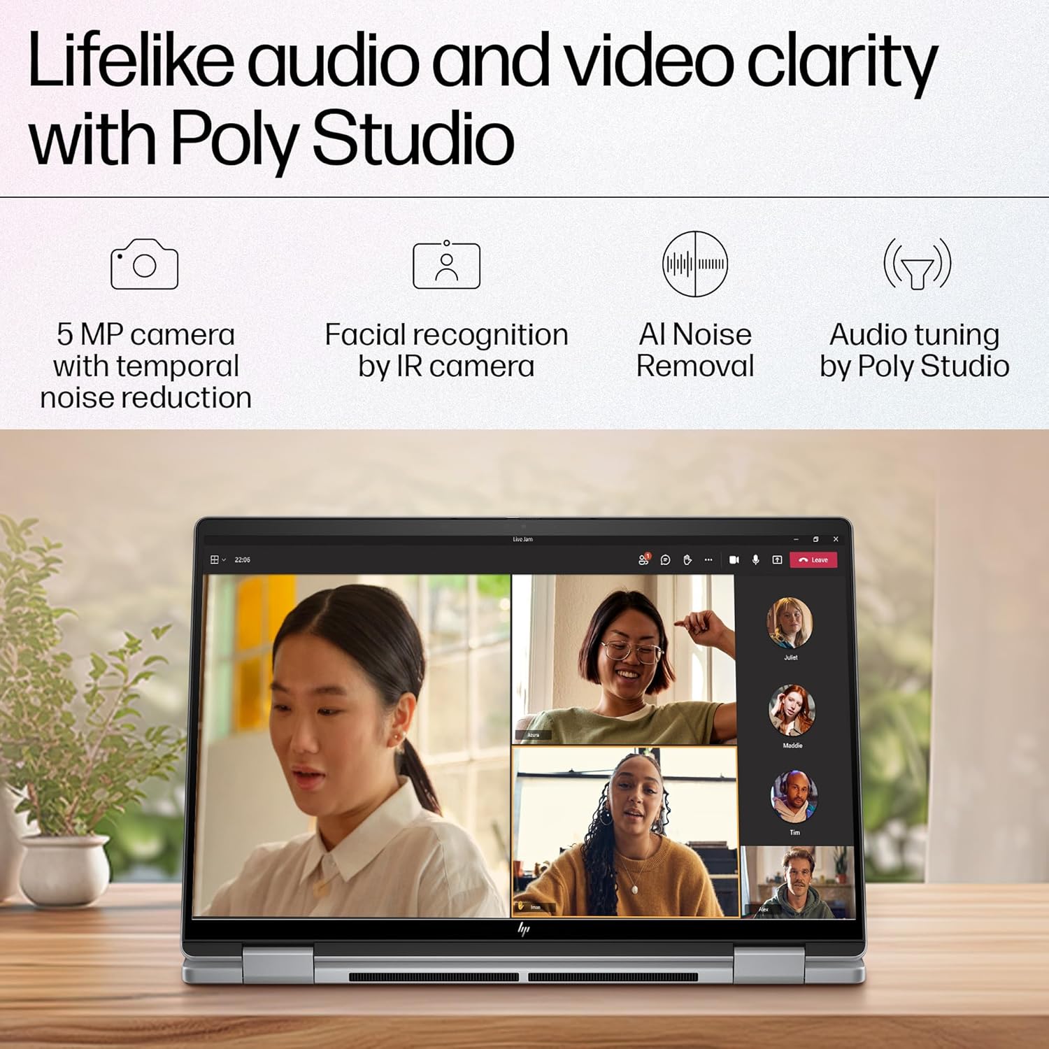 HP Envy x360 AI Laptop, Intel Core Ultra 5 125U, 12 Tops, 16GB LPDDR5, 512GB SSD, (Win11, Office21, Grey, 1.39 kg) Touchscreen, 2K, 14-inch(35.6cm), Integrated Graphics, 5MP IR Camera, fc0105TU