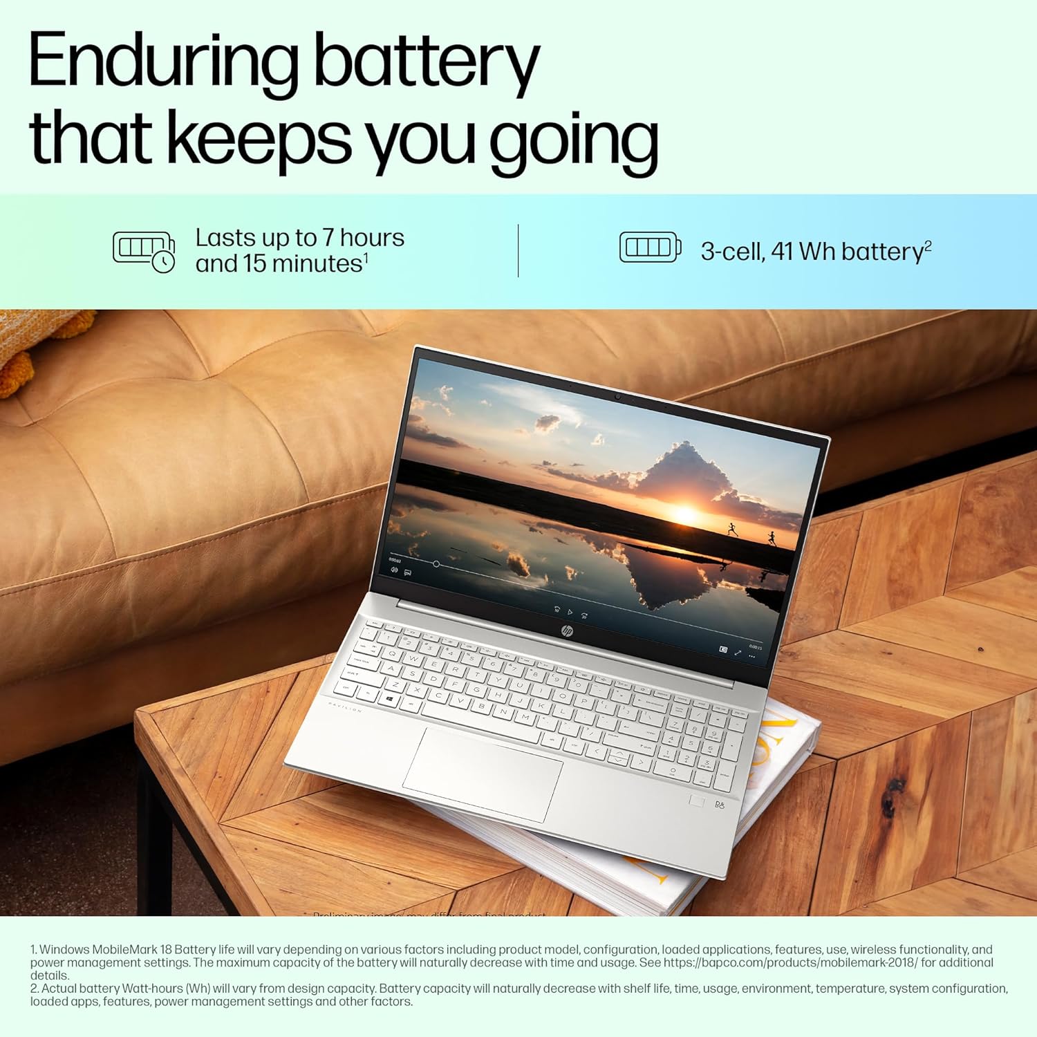 HP Pavilion 15, 13th Gen Intel Core i7-1360P, 16GB DDR4, 512GB SSD, (Win 11, Office 21, Silver, 1.75kg),IPS, Anti-glare, 15.6-inch (39.6cm) FHD Laptop, Intel Iris Xe graphics, HD camera, B&O, eg3032TU