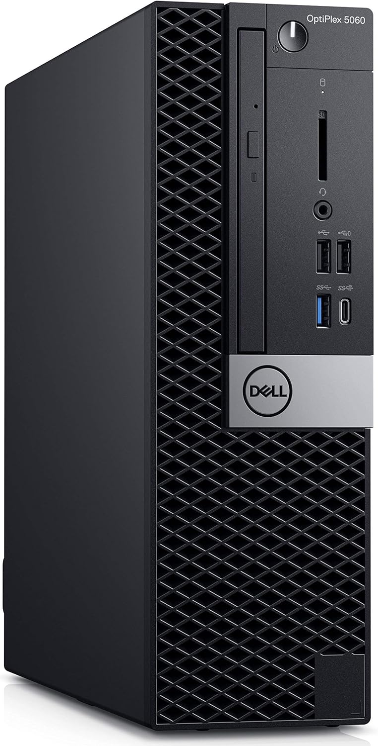 Dell OP5060SFF2WR5F OptiPlex 5060 SFF Desktop Computer with Intel Core i5-8500 3 GHz Hexa-core, 8GB RAM, 256GB SSD (Renewed)