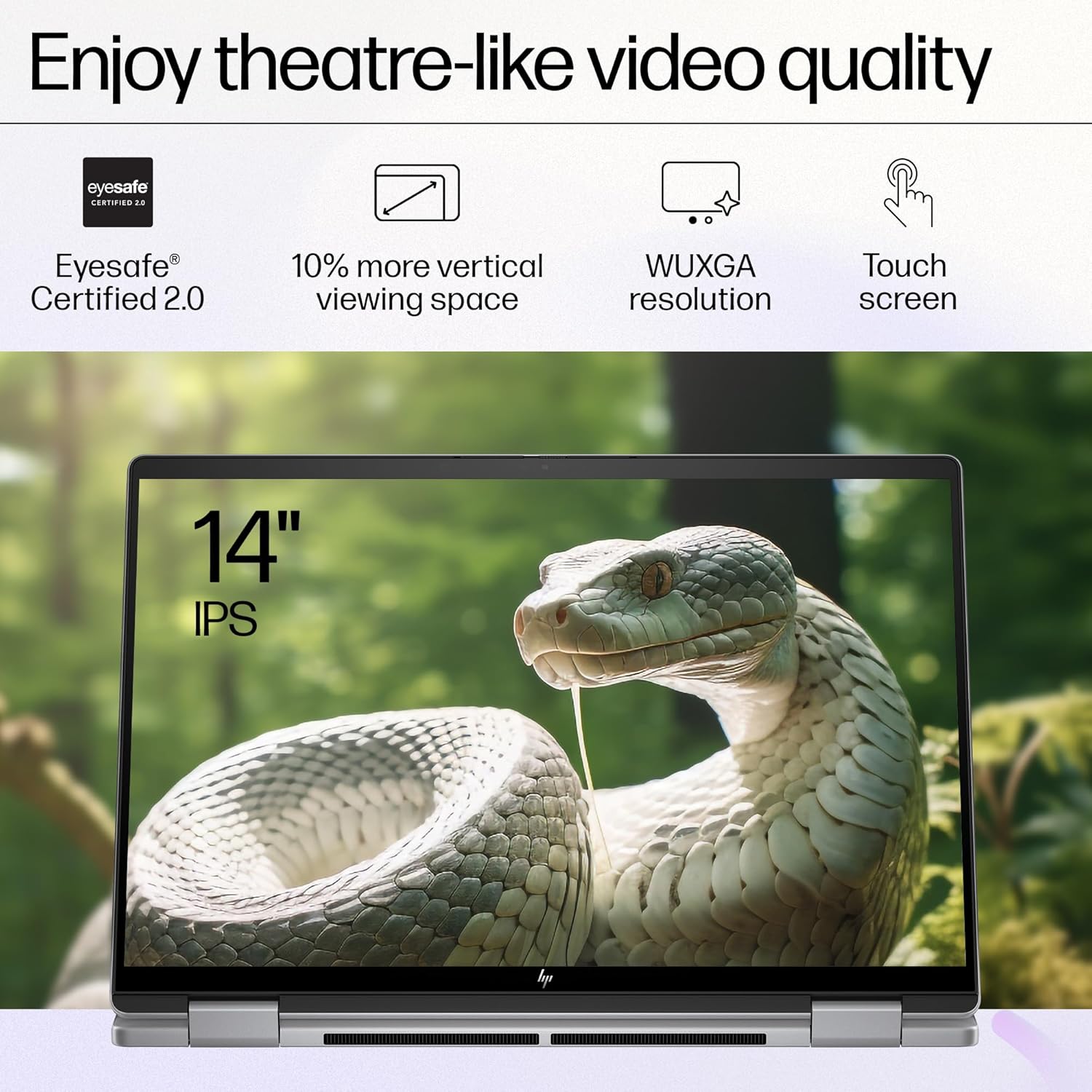 HP Envy x360, Enhanced by AI, AMD Ryzen 5 8640HS, 14-inch (35.6 cm), WUXGA, 16GB LPDDR5, 512GB SSD, AMD Radeon Graphics, 5MP IR Camera, Poly Studio (Win 11, MSO 2021, Silver, 1.44 kg), fa0038AU