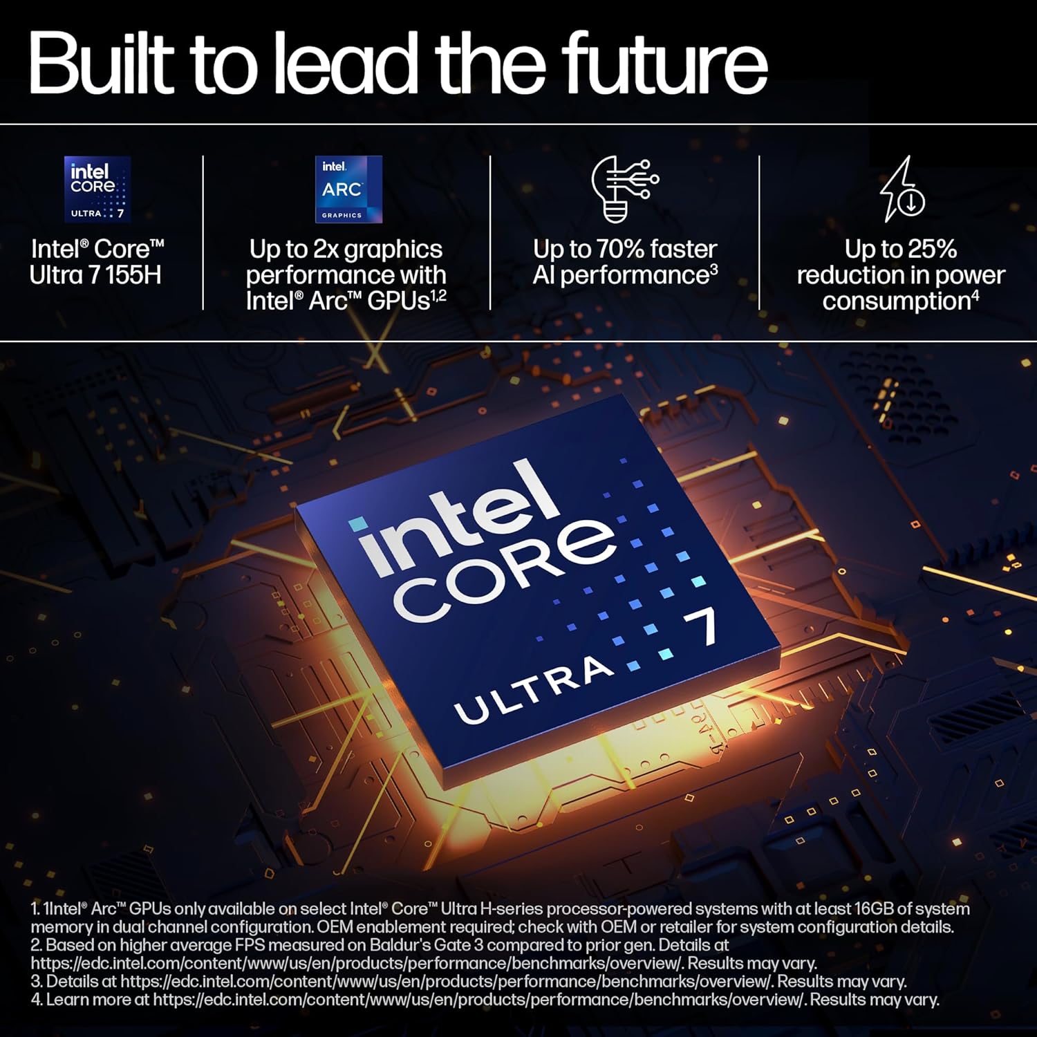 HP Spectre x360, Enhanced by AI, Intel Core Ultra 7 155H, 16-inch (40.6 cm), OLED 400 nits 120Hz, 32GB, 2TB SSD, Touch w/Pen, 9MP IR Camera w/Shutter, Poly Studio (Win 11, Black, 1.95 kg), aa0665TU - Zapnet.in