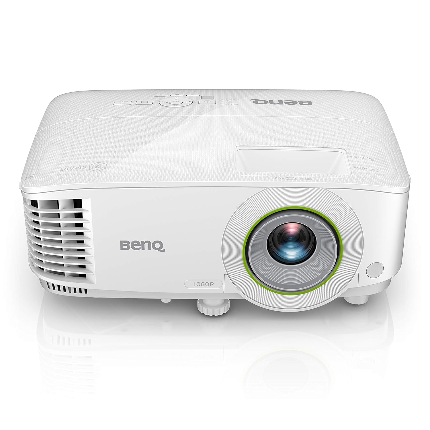 BenQ EH600 Full HD Wireless Android Smart Projector for Meeting Room, DLP, 3500 Lumens, USB Reader, PC-Free, Built-in Business apps, White