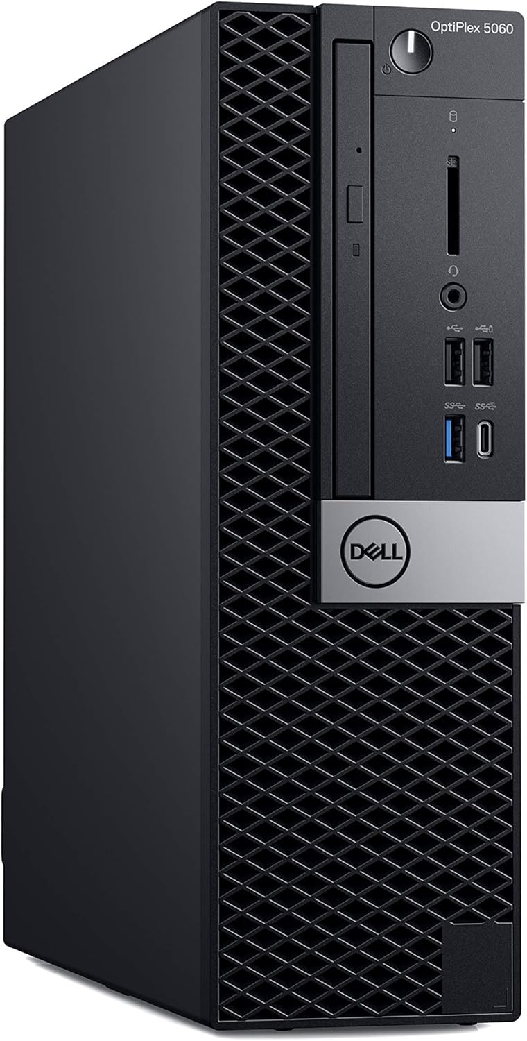 Dell OP5060SFF2WR5F OptiPlex 5060 SFF Desktop Computer with Intel Core i5-8500 3 GHz Hexa-core, 8GB RAM, 256GB SSD (Renewed)
