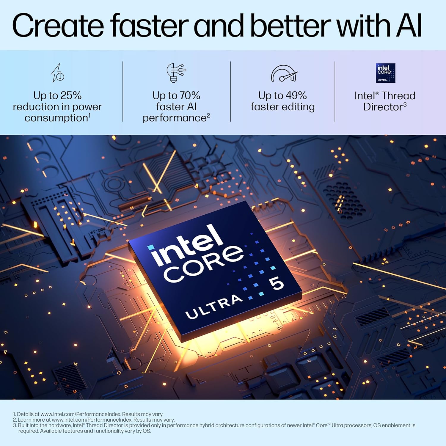 HP Pavilion AI Laptop, Intel Core Ultra 5 125U, 10-12 TOPS, 16GB DDR5, 512GB SSD, IPS, Anti-glare, 2K, WUXGA, 16inch (40cm), Intel graphics, 1080p FHD camera (Win11, Office21, Silver, 1.77kg) af0015TU