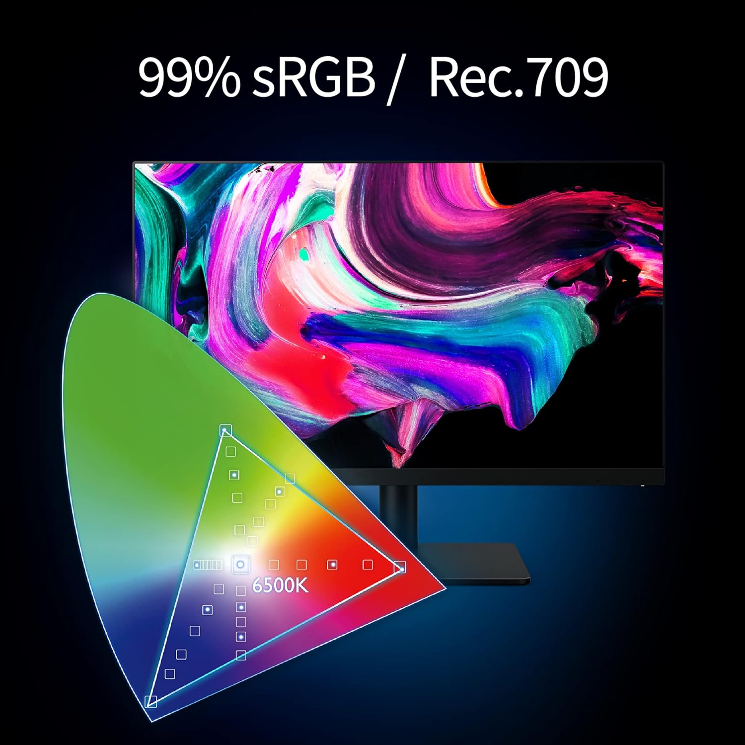 BenQ PD2705U 27" (68.58 cm) LED| 4K IPS HDR10 Monitor| UHD| 99% sRGB| 99% Rec.709| Color Mode| Darkroom Mode| Animation Mode| CAD/CAM Mode| HDMI| DP| USB-C(65W)| AQCOLOR Technology (Dark Grey)