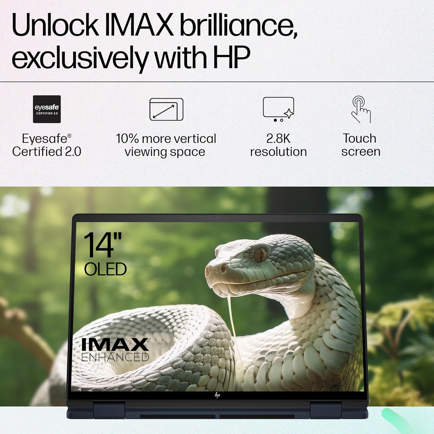 HP Envy X360 Convertible, Enhanced by AI, Intel 14th Gen Evo Core Ultra 7 155U, 14-inch (35.6 cm), 2.8K OLED, 400 nits, 32GB, 1TB SSD, Touch, 5MP IR Camera, (Win 11 Home+MSO, Blue,1.44 Kg), FC0100TU