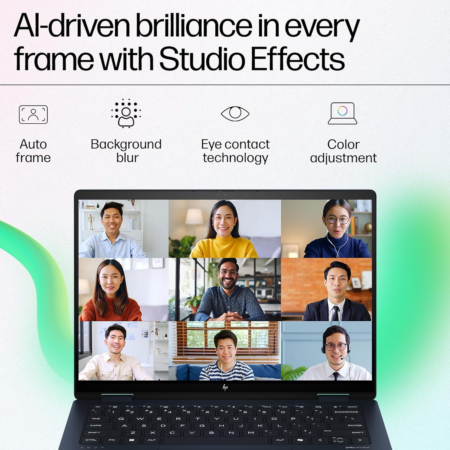 HP Envy x360 AI Laptop, Intel Core Ultra 5 125U, 12 TOPS, 16GB LPDDR5, 512GB SSD, (Win11, Office21, Blue, 1.44 kg) Touchscreen, 3K, OLED, 14-inch (35.6cm), Integrated graphics, 5MP IR camera, fc0078TU