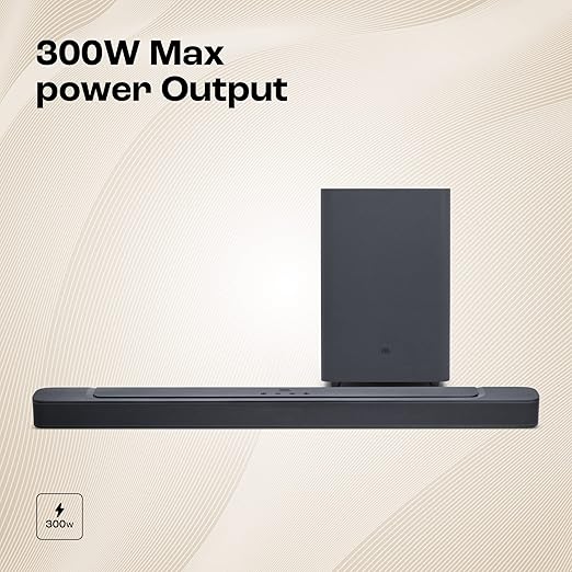 JBL Bar 2.1 Deep Bass (MK2), Soundbar with 6.5” Down-Firing Wireless Subwoofer, 2.1 Channel, Built-in Dolby Digital, Bluetooth, HDMI & Optical Connectivity (300W) - Zapnet.in