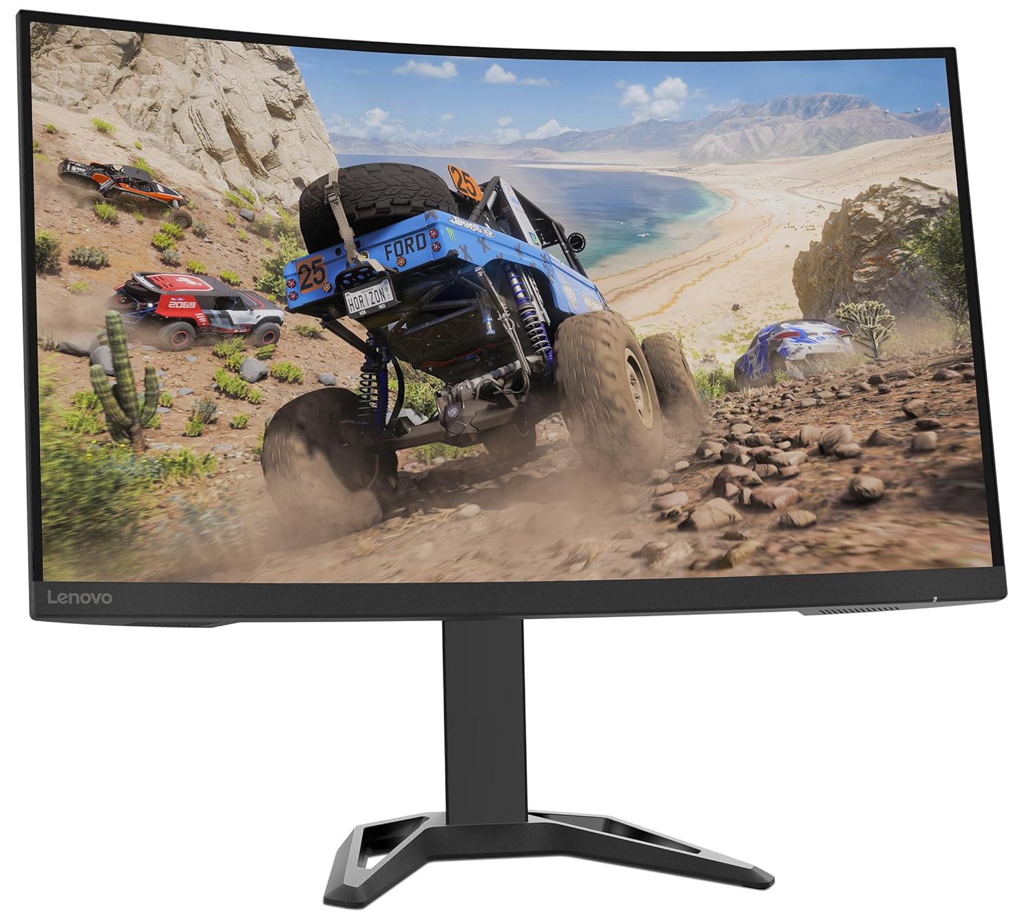 Lenovo G-Series Curved 32 Inch (81.3Cm) 2560X1440 2K Gaming Monitor |165Hz| 99% Srgb,1Ms,AMD Freesyncpremium| 2X3W Speakers,2Xhdmi 2.0|Dp,Height Adjust Tiltstand,Vesa Mount,Raven Black,G32Qc-30-Lcd
