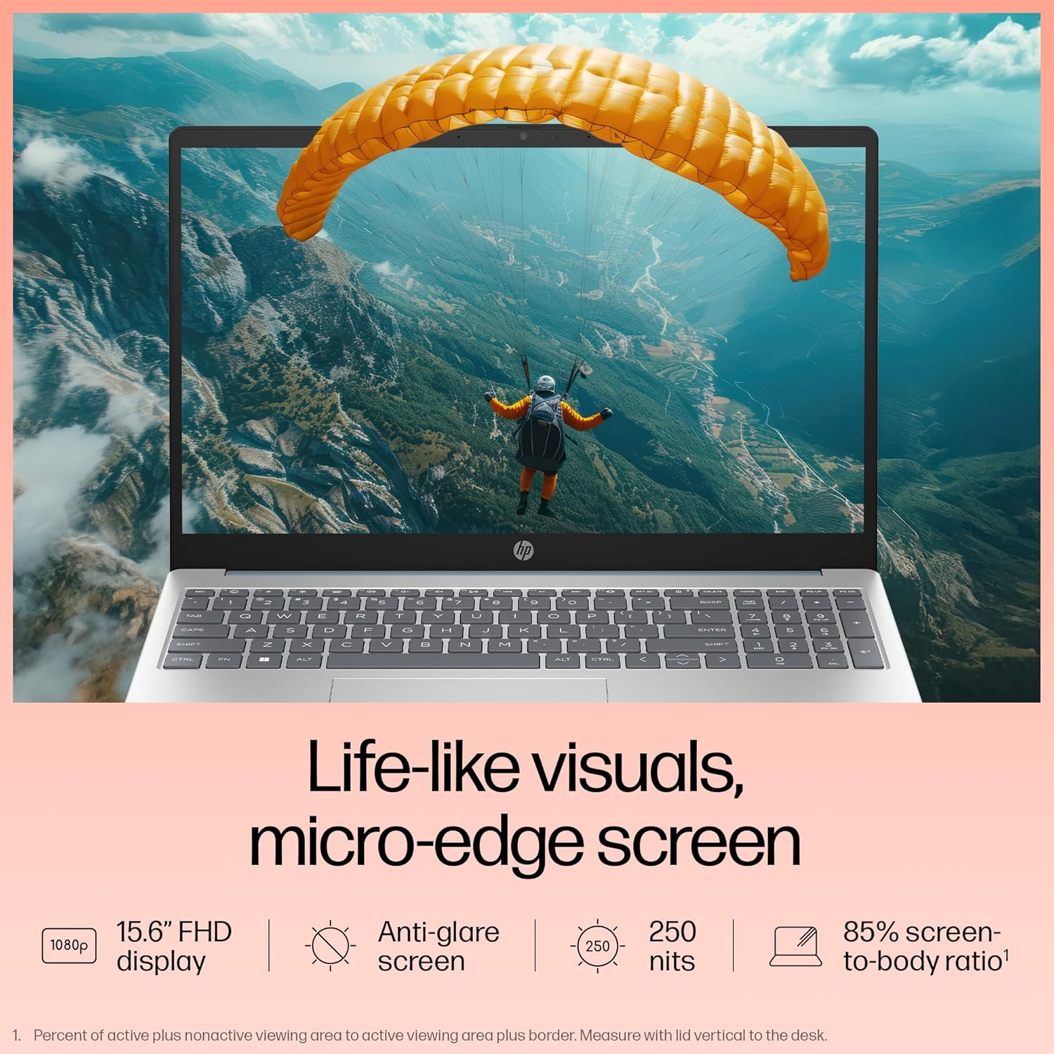 HP 15, 13th Gen Intel Core i5-1335U, 8GB DDR4, 512GB SSD, (Win 11, Office 21, Blue, 1.6kg), Anti-Glare, Micro-Edge, 15.6-inch(39.6cm), FHD Laptop, Intel UHD Graphics, 1080p FHD Camera, fd0021tu