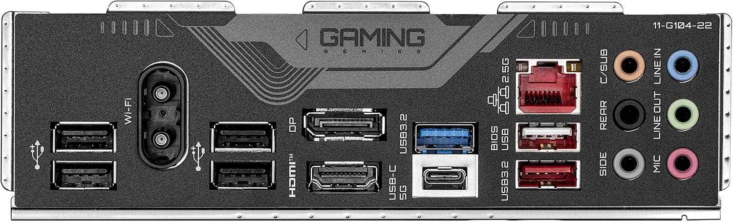 GIGABYTE B760 Gaming X WIFI6E GEN5 Motherboard - Supports 14th Gen Intel Core Processors, 8+1+1 Phase VRM, Up to 5600MHz DDR5, 3x PCIe 4.0 M.2, Wi-Fi 6E, 2.5GbE LAN, USB 3.2 Gen 2