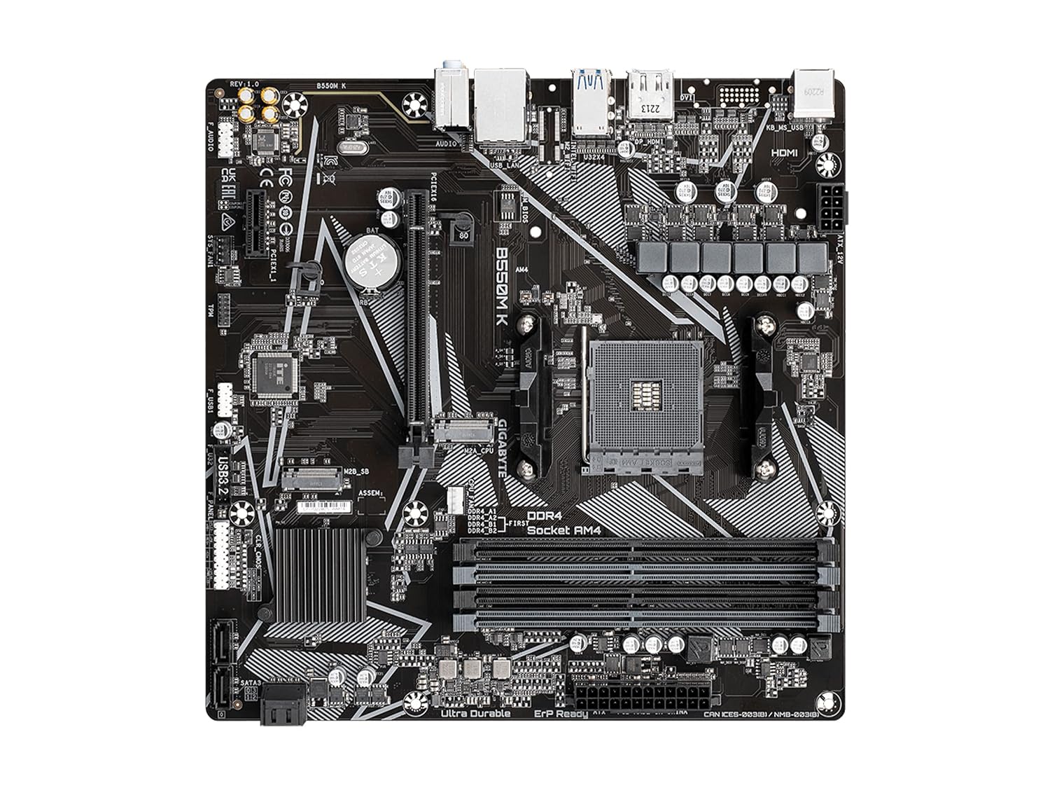 Gigabyte B550M K