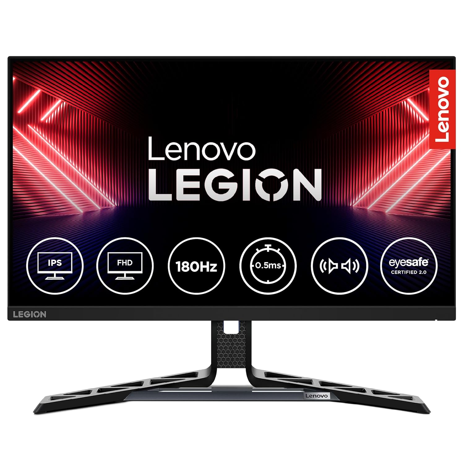 Lenovo Legion R25i-30 | 25 Inch (63.5cm) 165Hz FHD Gaming Monitor | 0.5ms, AMD Freesync, 99%sRGB, 90% DCI-P3, 3Wx2 Speaker, 2xHDMI, 1xDP| Tilt, Swivel, Pivot, Height Adjust Stand | Black | 67B7GACBIN