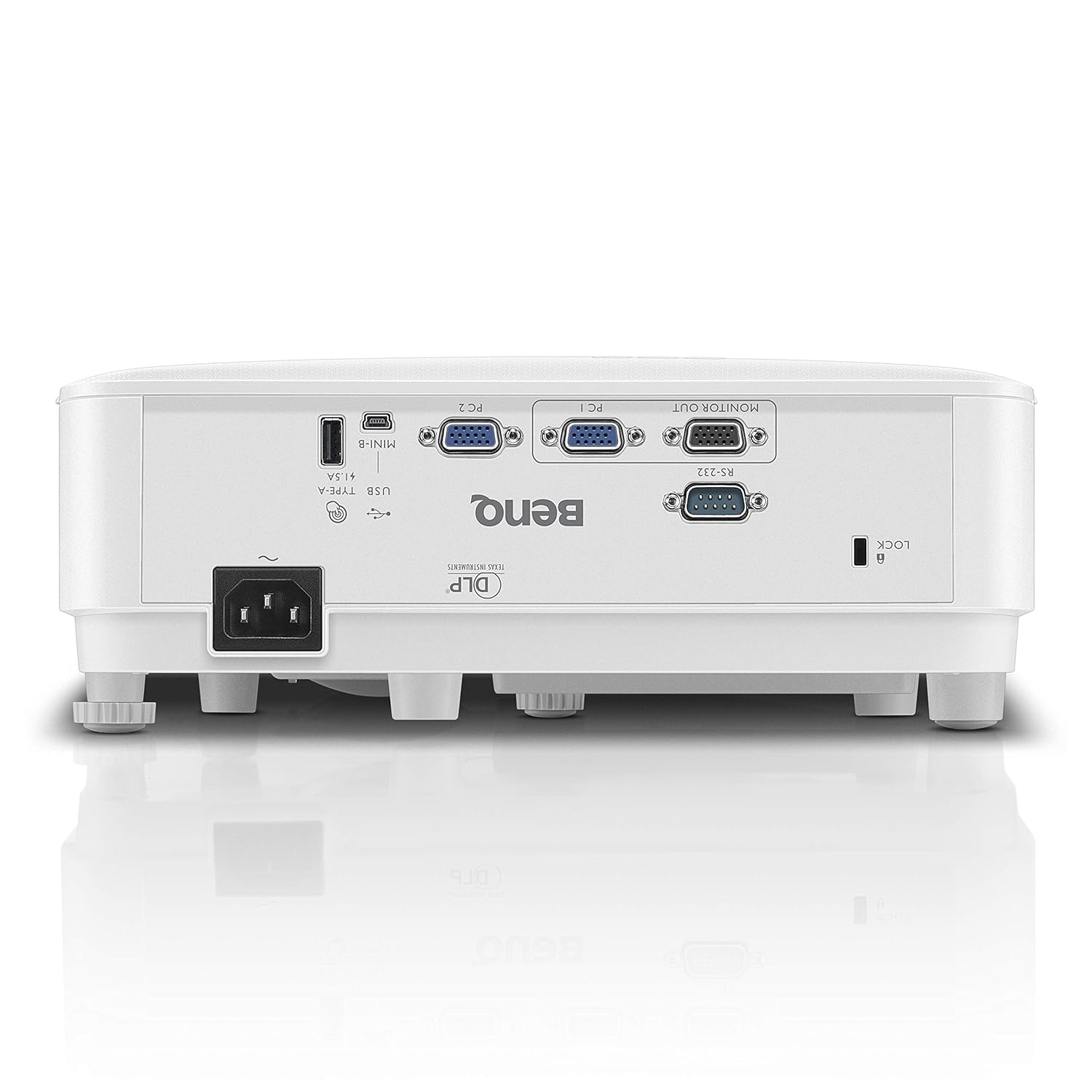 BenQ MX808PST+ Digital Projector, DLP Projection, XGA 1024x768, 3500 ANSI Lumen, Keystone Adjustment, Upto 15,000 Hours Lamp Life