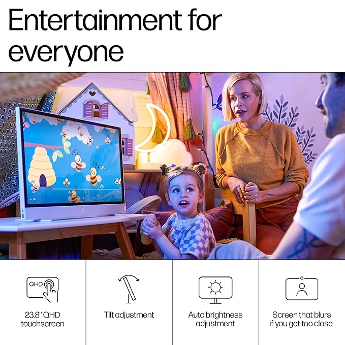 HP Envy Move All in One 24,13th Gen Intel Core i5-1335U,23.8inch(60.5cm),QHD,Three Sided Micro Edge,16GB DDR5,1TB SSD,Bluetooth Keyboard,Win 11 Home,4.1Kg,24-cs0047in - Zapnet.in