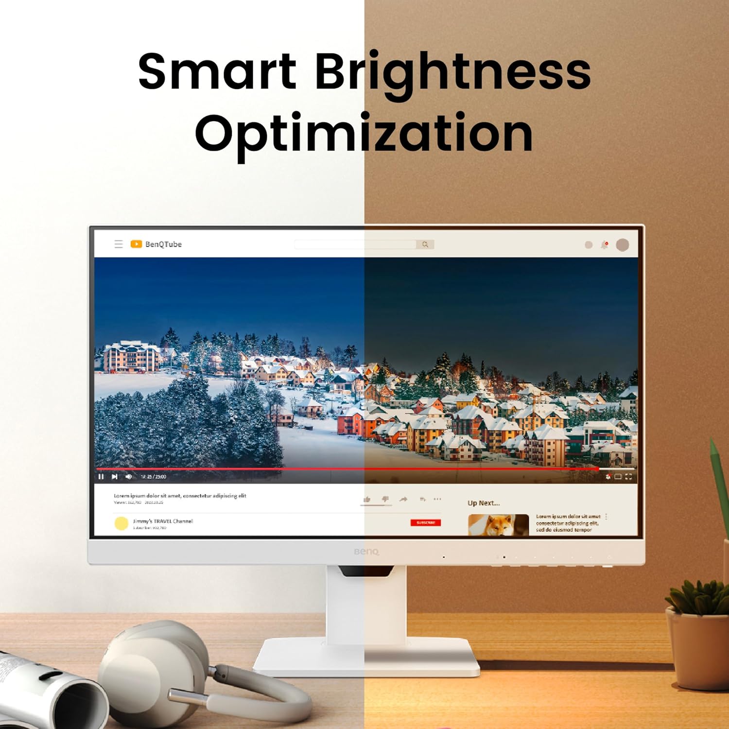 BenQ GW2786TC 27" IPS 100Hz Full HD Coding Monitor |USB-C(65W PD)| Daisy Chain| 99% sRGB| Coding Mode| Height Adjust|HDMI| DP| USB Hub| 2Wx2 Speakers| Eye Care| Noise Cancelling Microphone (White)