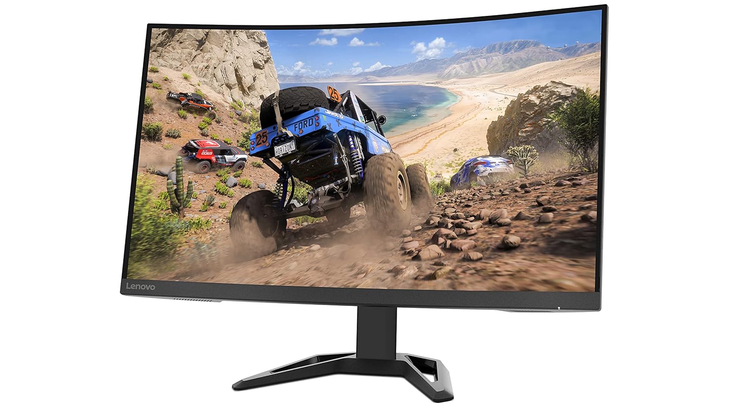 Lenovo G-Series Curved 32 Inch (81.3Cm) 2560X1440 2K Gaming Monitor |165Hz| 99% Srgb,1Ms,AMD Freesyncpremium| 2X3W Speakers,2Xhdmi 2.0|Dp,Height Adjust Tiltstand,Vesa Mount,Raven Black,G32Qc-30-Lcd