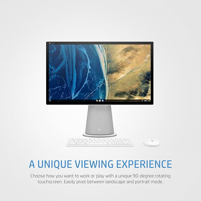 HP Chromebase AIO Intel Core i3-10110U 54.6cm(21.5 inches) FHD, IPS, Touchscreen Laptop (8GB SDRAM/256GB SSD/Chrome 64/B&O Audio/UHD Graphics), AiO DT22-aa0234in - Zapnet.in