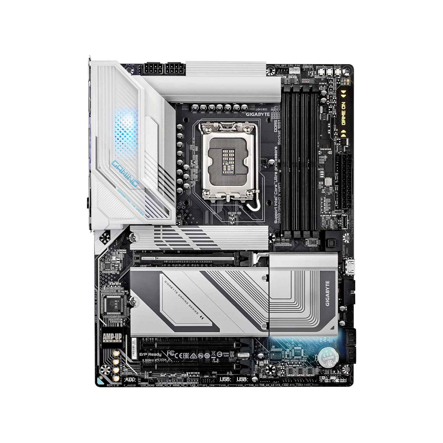 GIGABYTE Z890 Gaming X WIFI7 Ultra Core (Series 2) LGA 1851, ATX, DDR5, 4X M.2, PCIe 5.0, USB4, WIFI7, 2.5GbE LAN, EZ-Latch