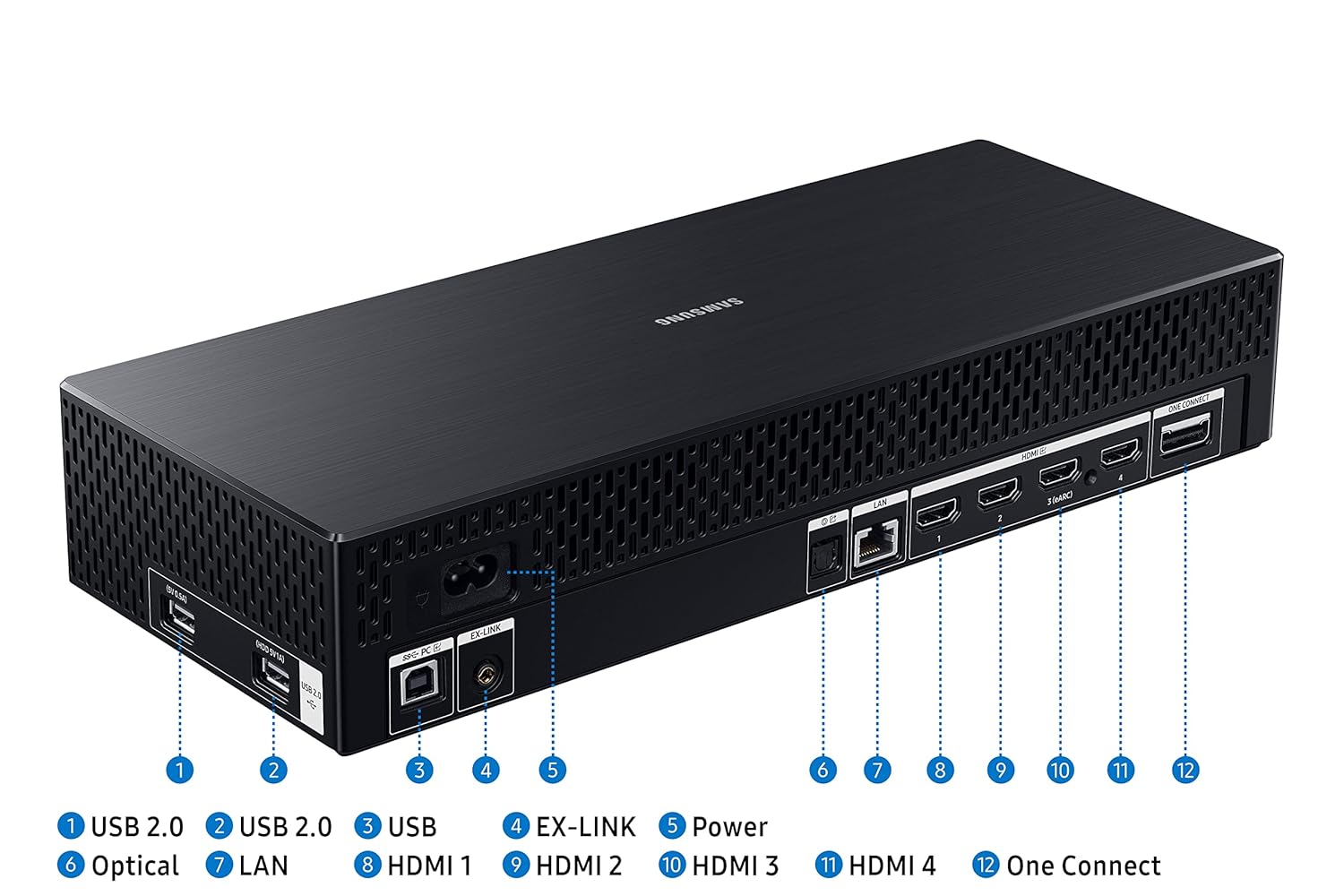Samsung 55" Odyssey Ark, 4K UHD, 165 Hz, 1 Ms, 1000R Curved Gaming Monitor, Cockpit Mode, Mini-LED, Matte Display, Sound Dome, AMD FreeSync Premium Pro, Gaming Hub (LS55BG970NWXXL, Black)