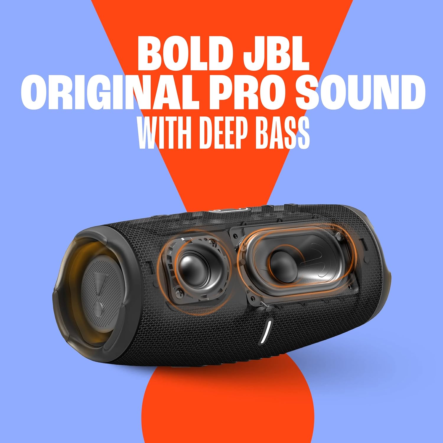JBL Charge 5 Wi-Fi, Wireless Portable Bluetooth Speaker, Original Pro Sound, 20 Hours Playtime, Deep Bass, Built-in Powerbank, Wi-Fi with AirPlay, IP67 Water & Dustproof, One App (Black) - Zapnet.in