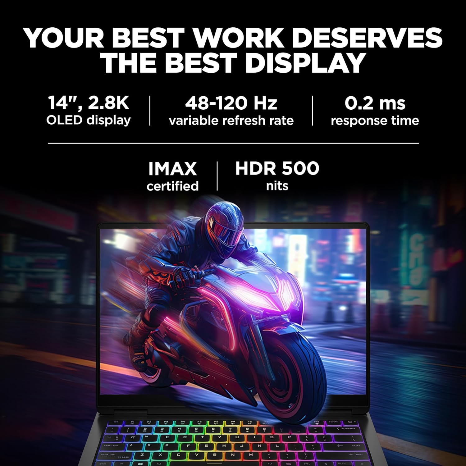 HP OMEN Gaming AI Laptop, Intel Core Ultra 7 155H, 8GB NVIDIA RTX 4060,16GB LPDDR5x, 1TB SSD (Win 11,Office 21, Black,1.63kg) 120Hz, 0.2MS, 3K, OLED, 14-inch(35.6cm), Tempest Cooling, RGB KB, fb0007TX - Zapnet.in