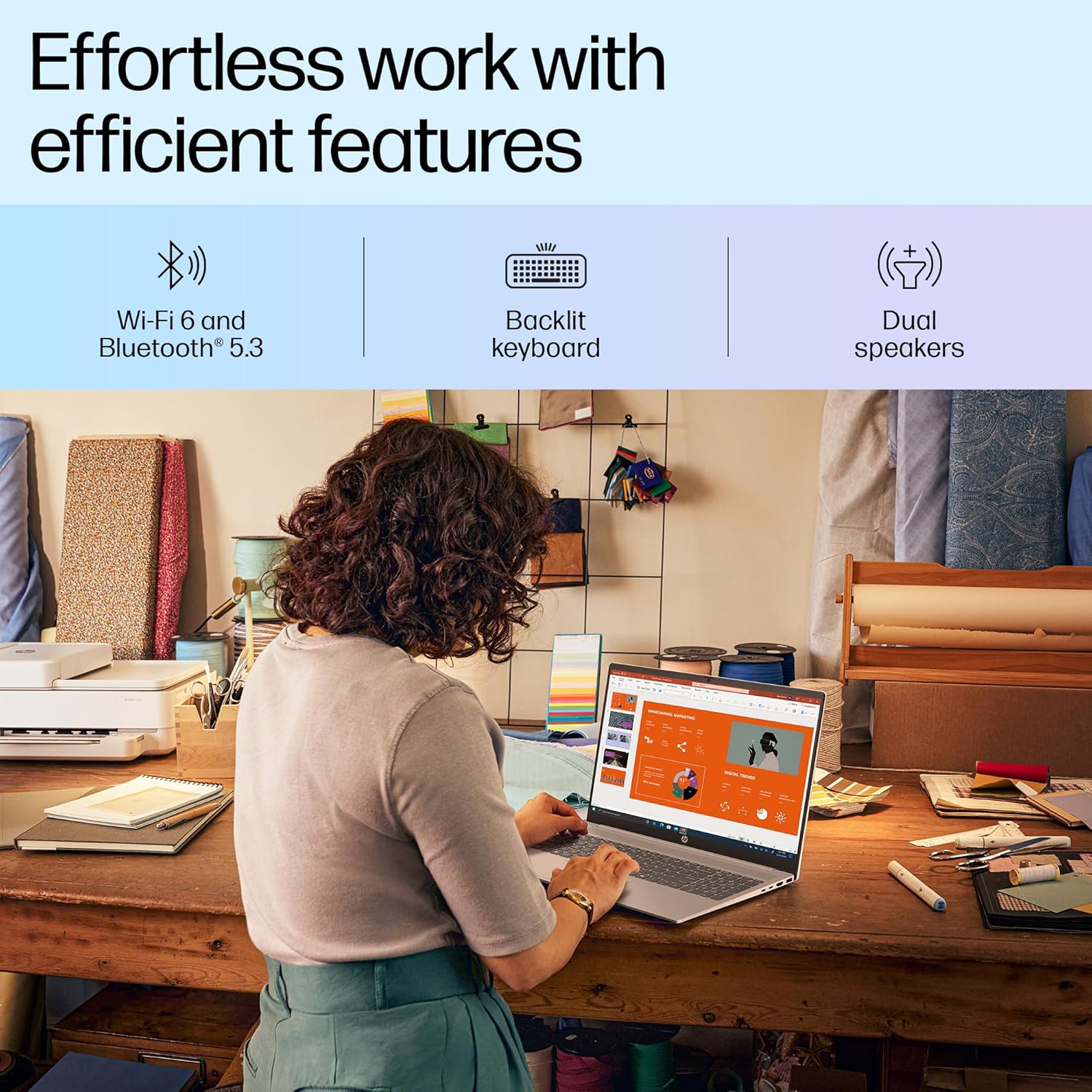 HP Pavilion AI Laptop, Intel Core Ultra 7 155U, 10-12 TOPS, 16GB LPDDR5x, 512GB SSD, IPS, Anti-glare, WUXGA, 16-inch(40.6cm) Intel Graphics, 1080p FHD camera (Win11, Office21, Silver, 1.77kg) af0028TU