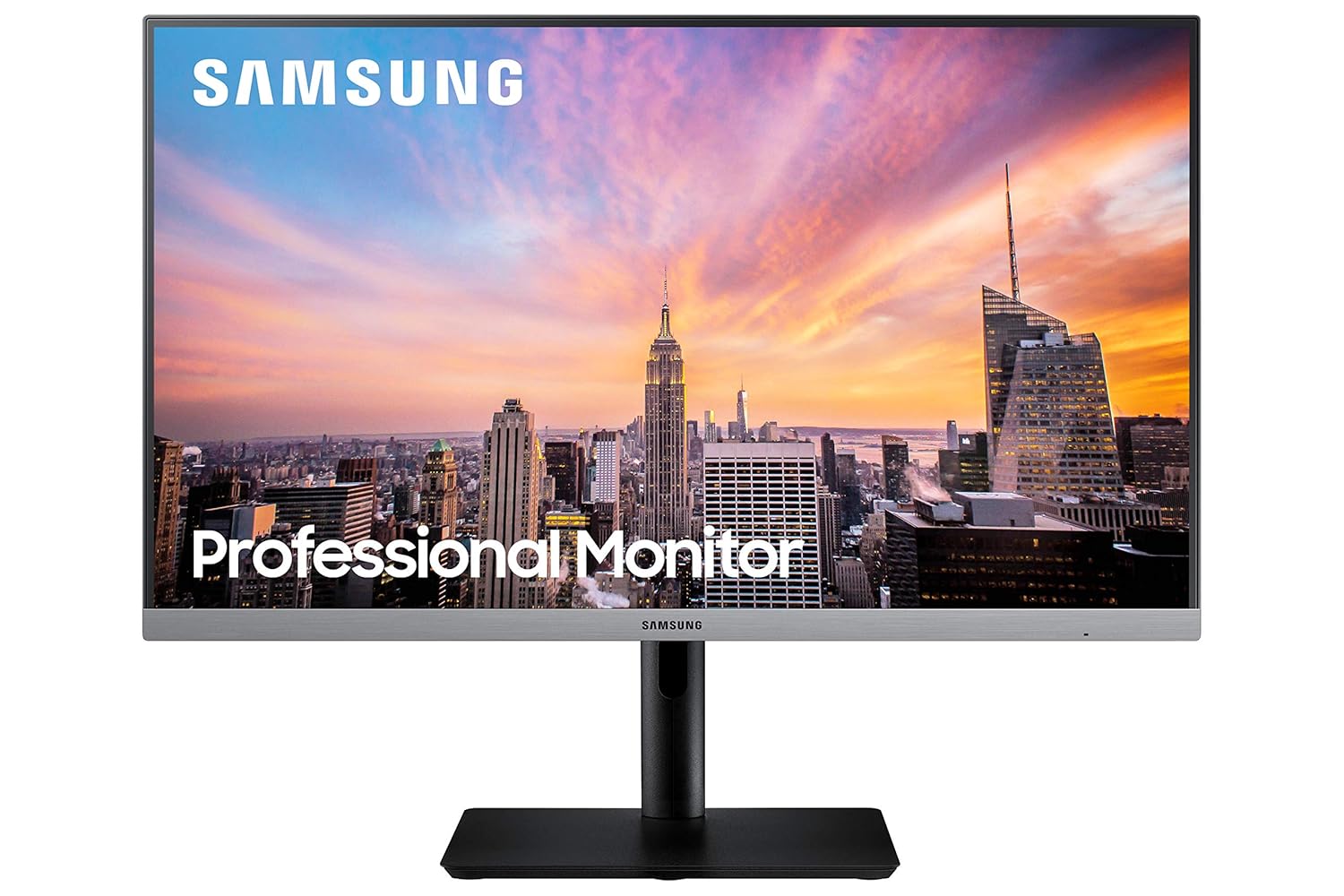 Samsung 24 Inch (Ls24R650Fdwxxl) Ips Panel Full Hd Led Monitor With Hdmi, Vga, Black