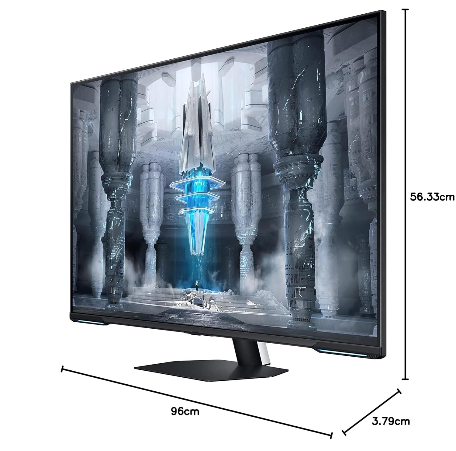 Samsung 43-inch(108cm) Odyssey Neo G7 UHD, 144Hz, 1 ms, Flat Gaming Monitor, Smart TV, Gaming Hub, Quantum Mini LED, HDR600, Game Bar, AMD FreeSync Premium Pro, (LS43CG700NWXXL, Black)
