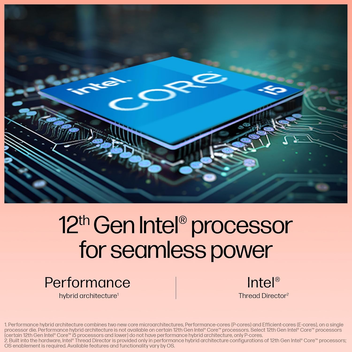 HP 15, 12th Gen Intel Core i5-1235U, 8GB DDR4, 512GB SSD, (Win11, Office21, Silver, 1.59kg) Anti-Glare, Micro-Edge, 15.6-inch(39.6cm) FHD Laptop, Intel UHD Graphics, FHD Camera, Backlit KB, fd0070tu