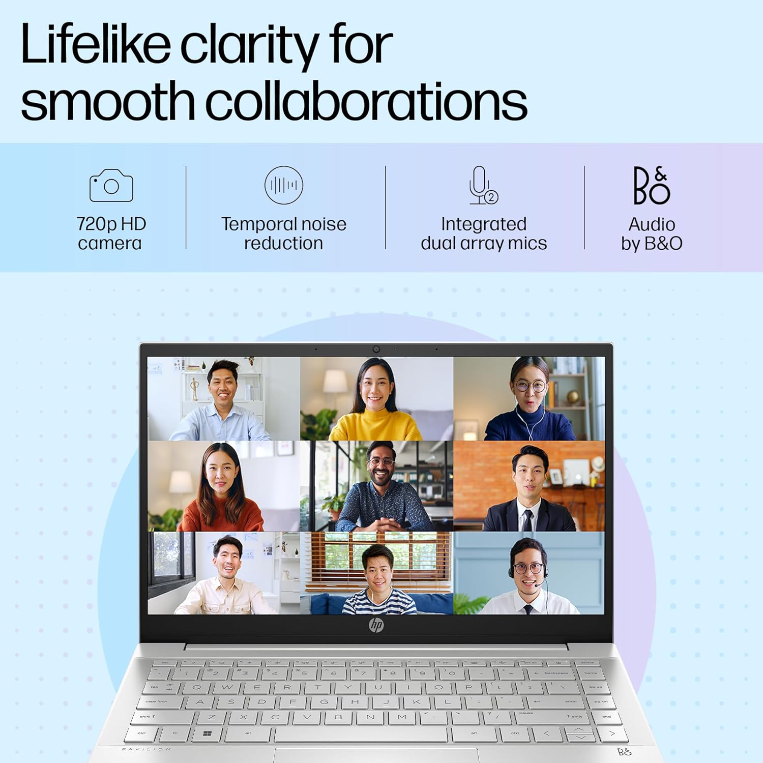 HP Pavilion, 12th Gen Intel Core i5-1235U, 16GB DDR4, 512GB SSD, (Win 11, Office 21, Silver, 1.41kg) IPS, BrightView, 14-inch(35.6cm) FHD Laptop, Intel Iris Xe Graphics, HD camera, Backlit KB,dv2014TU