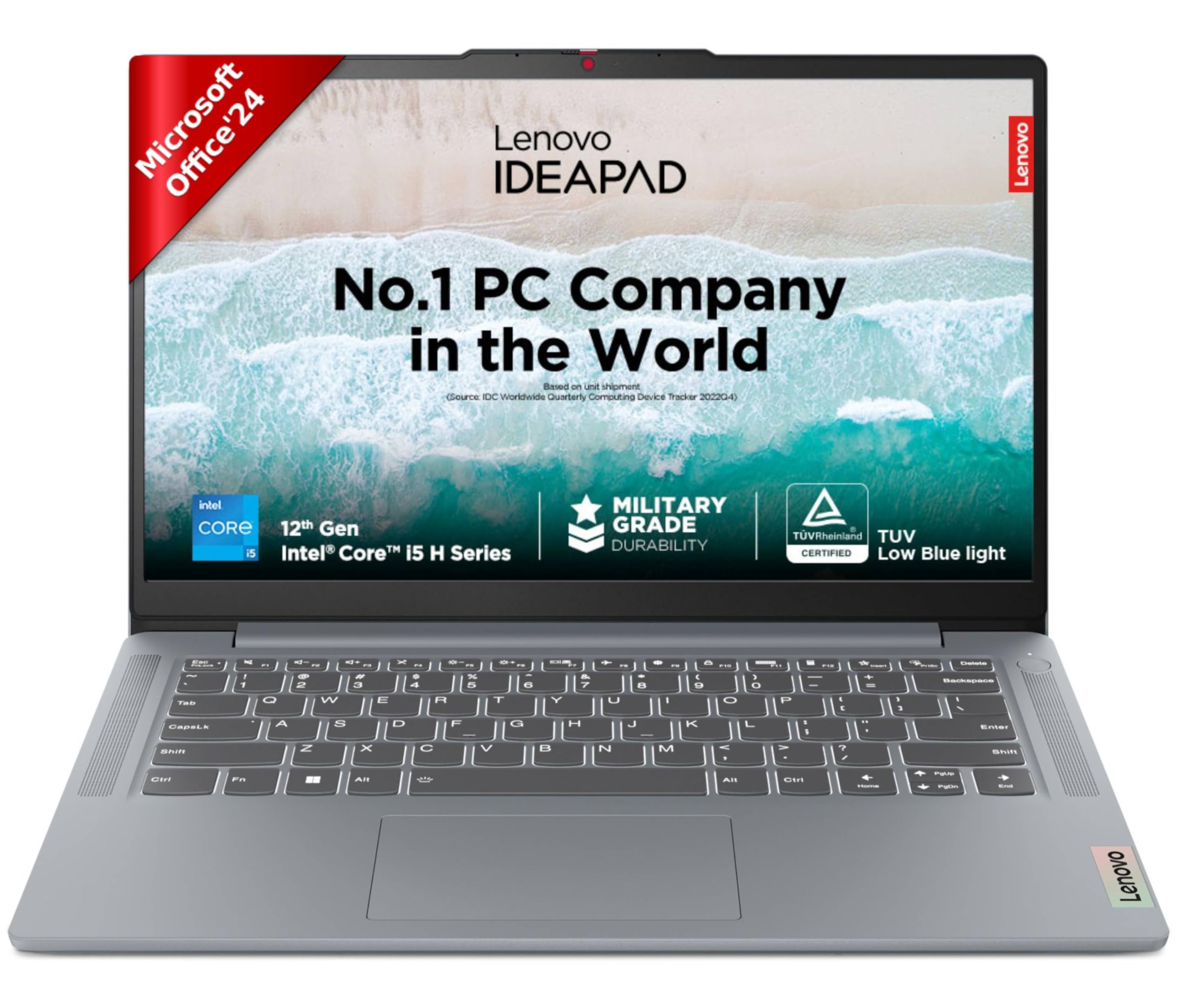 Lenovo IdeaPad Pro 5, Intel Core Ultra 9 185H, 32GB RAM, 1TB SSD, 2.8K-OLED 400Nits 120Hz, 14"/35.5cm, Windows 11, MS Office 21, Grey, 1.4Kg, 83D2001GIN,IntelArc GPU, FHD+IRCam, AI Powered Laptop