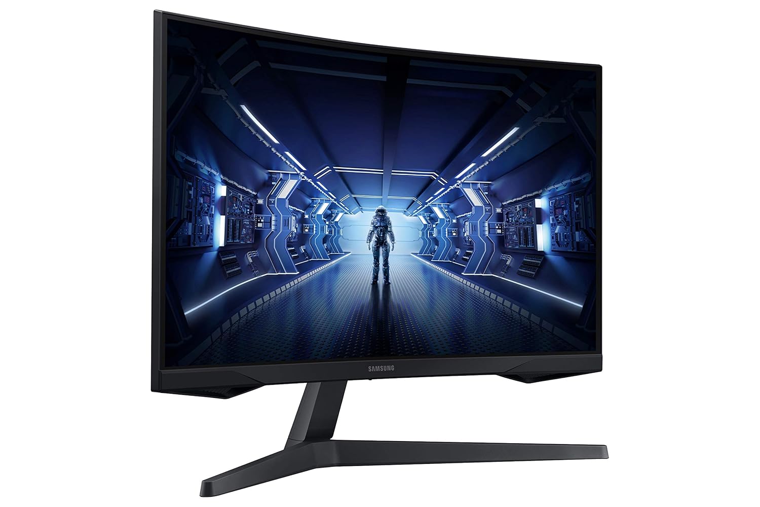 Samsung 27-inch(68.46cm) Odyssey G5 Gaming, Ultra WQHD, 144 Hz, 1ms, 1000R Curved Monitor, QLED, AMD FreeSync Premium (LC27G55TQWWXXL, Black)